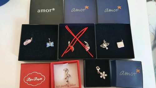 Amor 925 silber charm - amor,