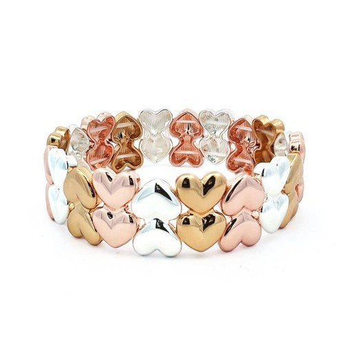 Armband elastisch herzen - armband,