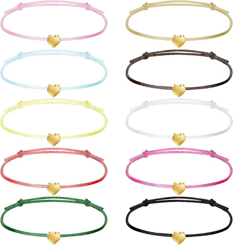 Stück herz seil armband - 10,