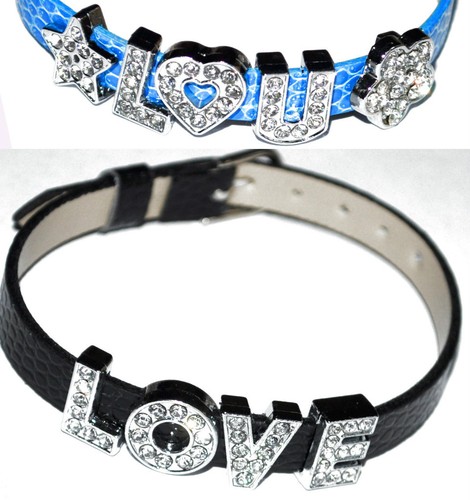Love you lederarmband - i,